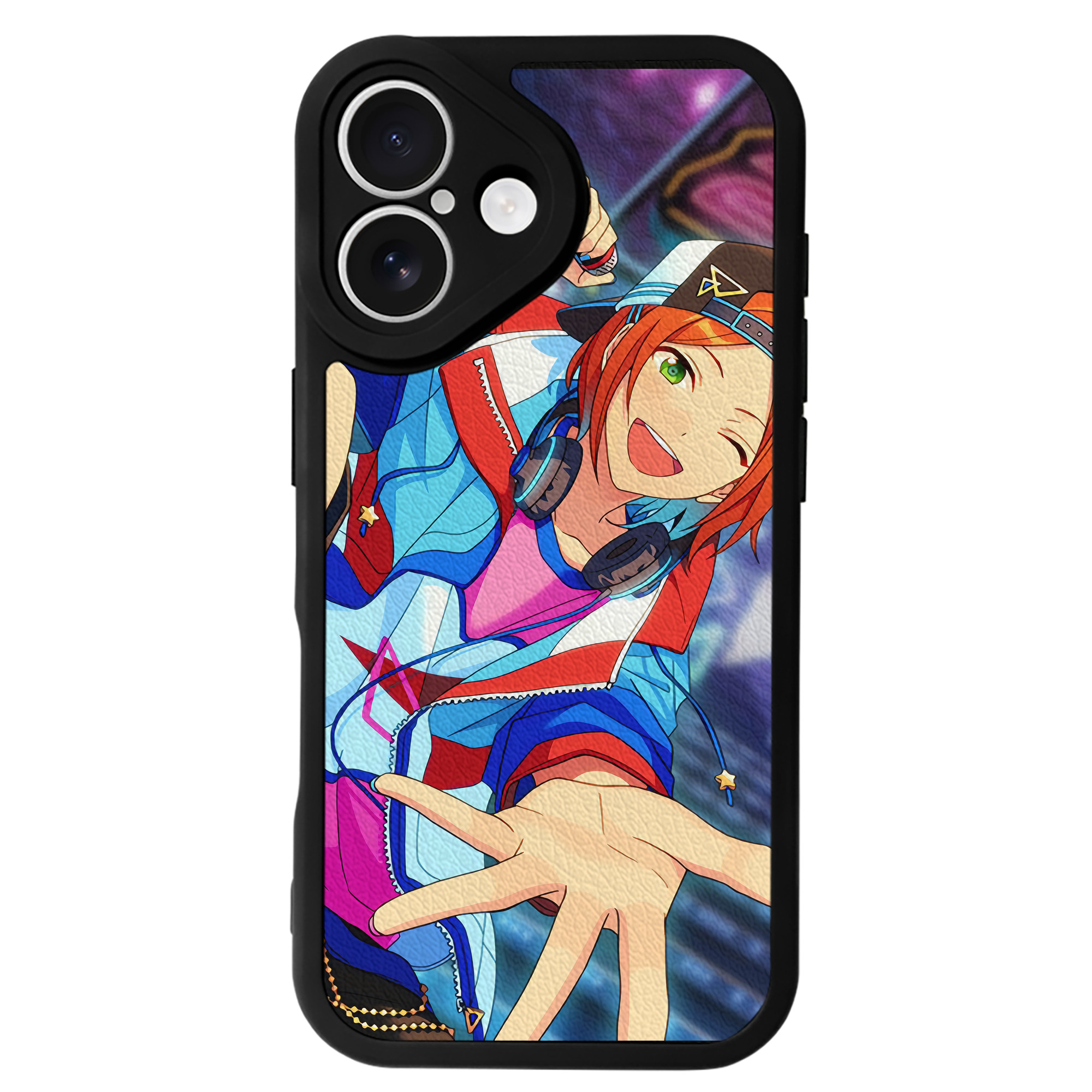 （画像用） あんさんぶるスターズ! Ensemble Stars 【iPhone 16シリーズ対応】シリコンスマホケース（レザー調） 材質：シリコン